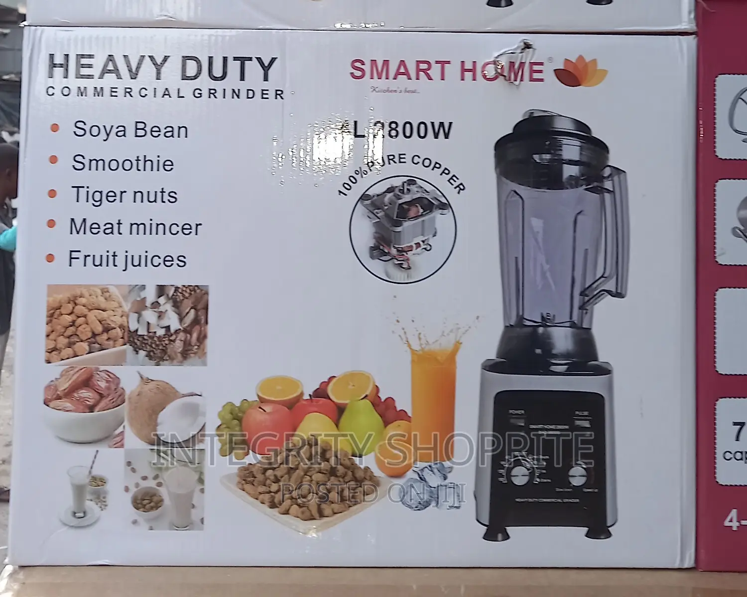 Smart Home Commercial Blender-4l-2800w