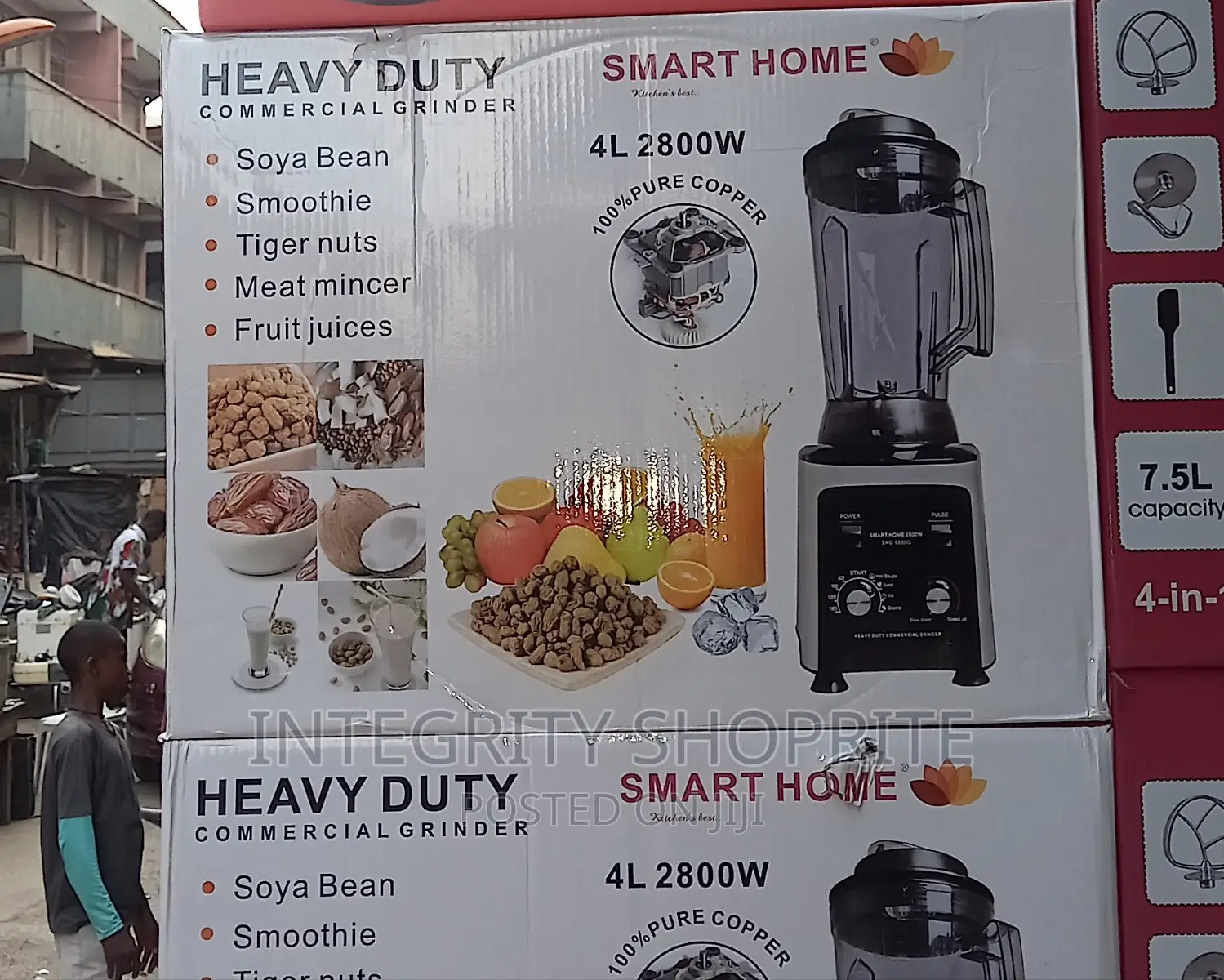 Smart Home Commercial Blender-4l-2800w