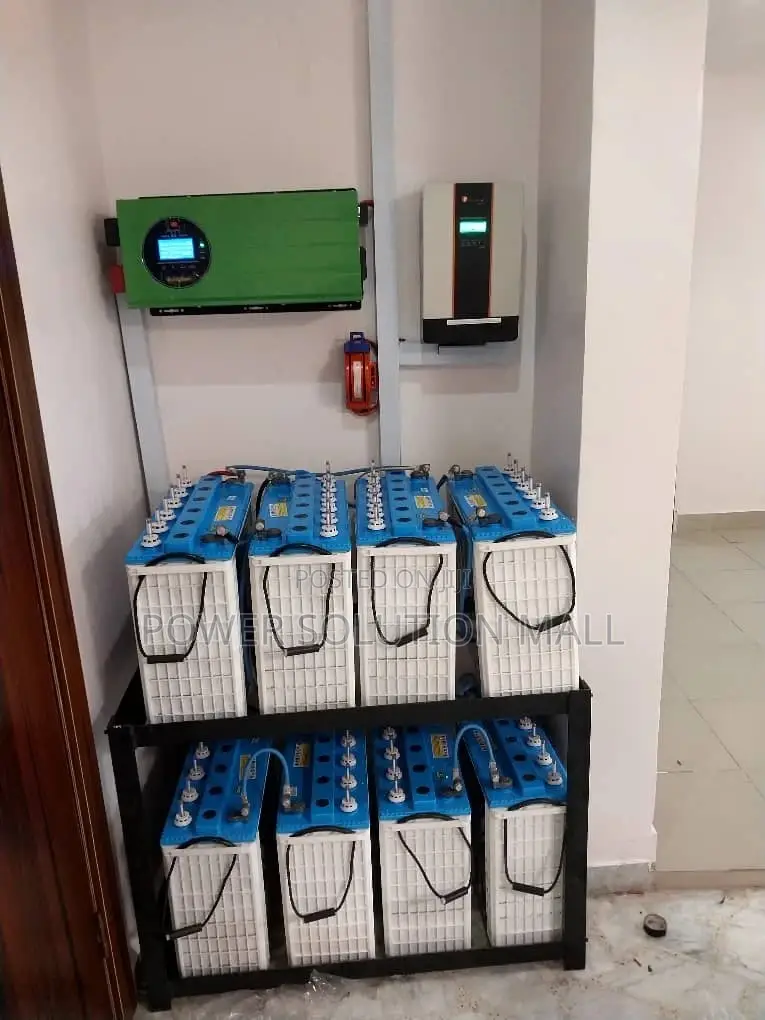 7.5kva Solar Installation With 8 Batteries
