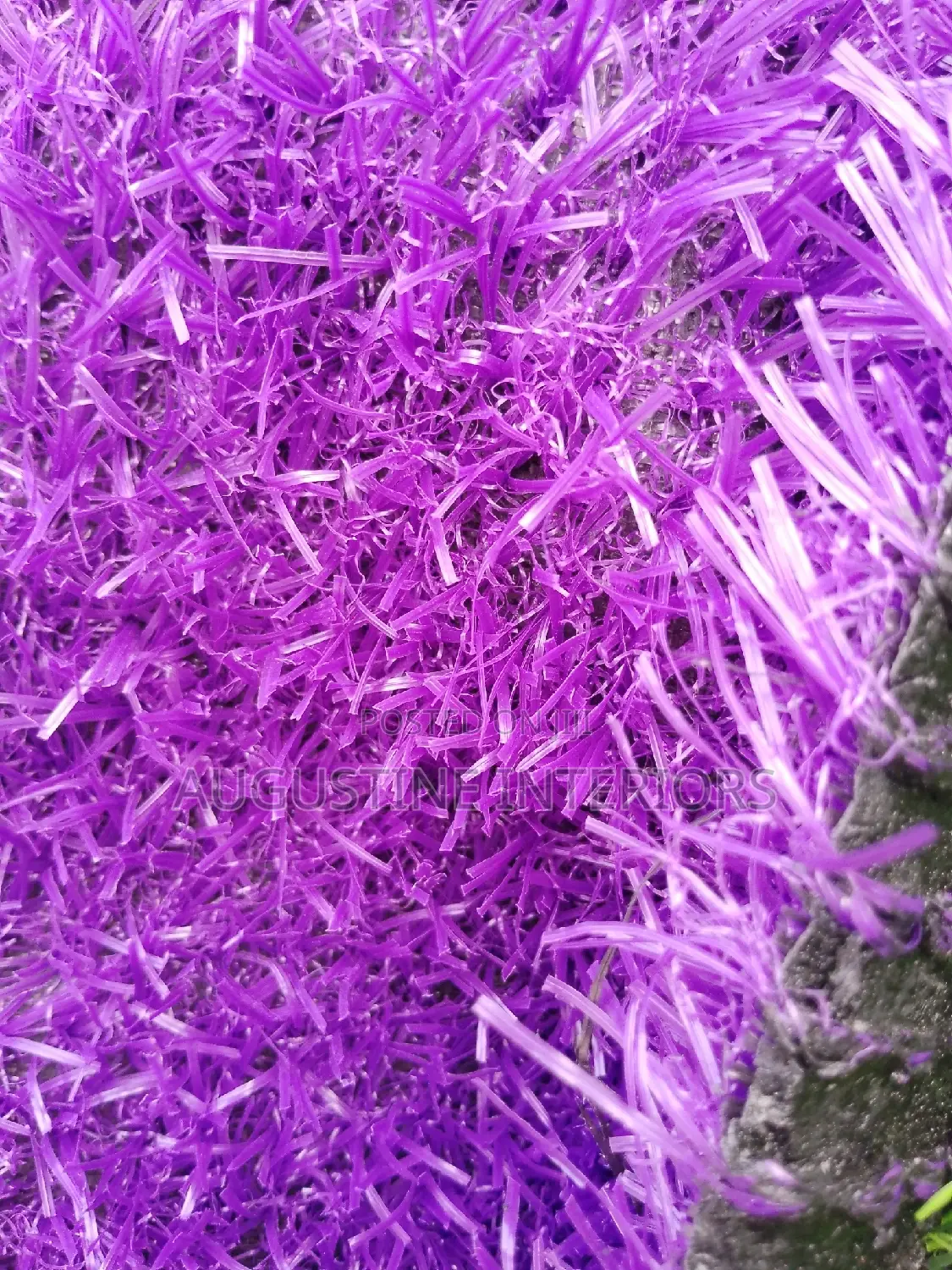 High Quality Turkish Purple Color Grass Rug Carpet