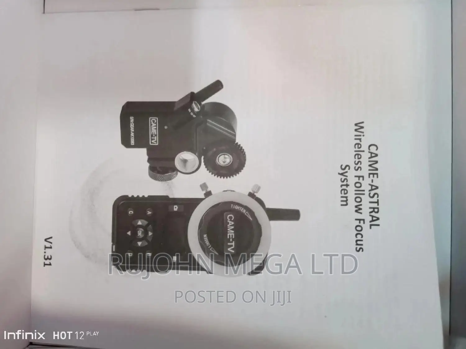 CAME-TV Astral 2.4 GHZ Wireless Follow Focus System