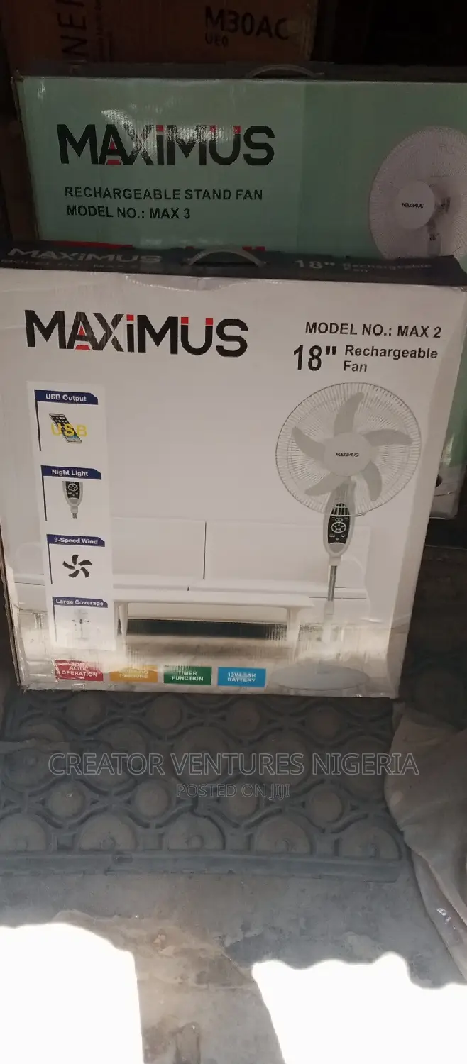 Maximums Solar Rechargeable Fan 18,Fully Copper,Very Durable