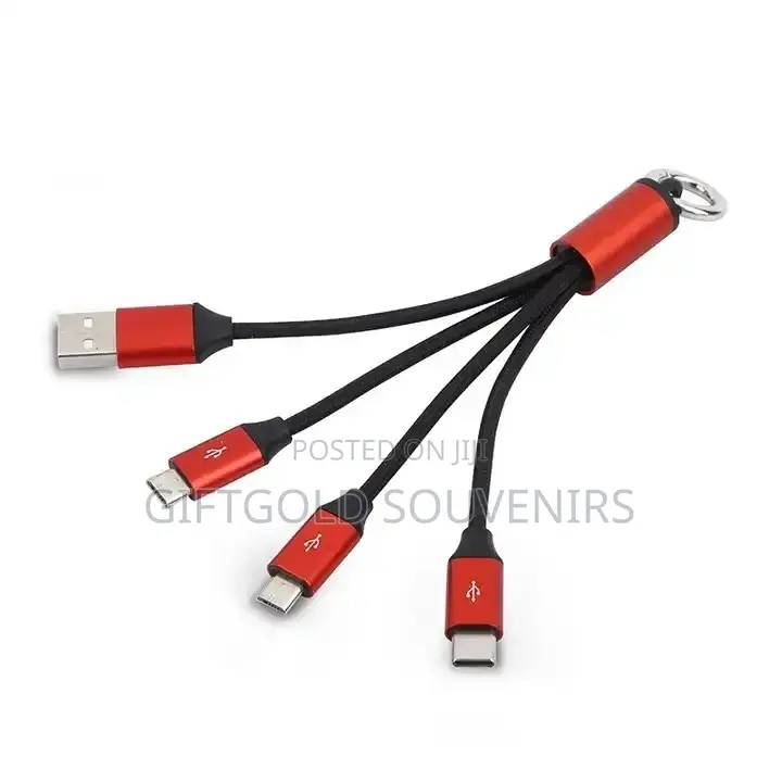 Phone Charging Cable 3-in-1 Multi Fast Charger Cord