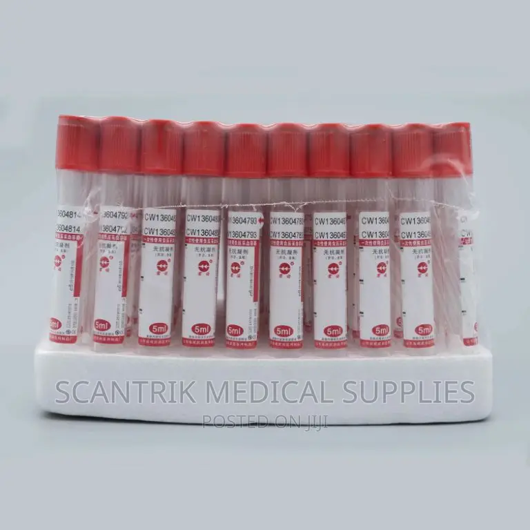 Glass Yellow Gel Clot Activator Tube 5ml