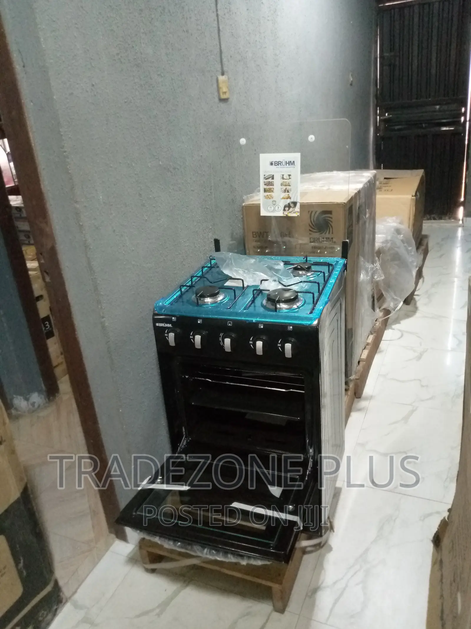 Affordable Bruhm 4 Burner Gas Cooker-bgc-5540ib