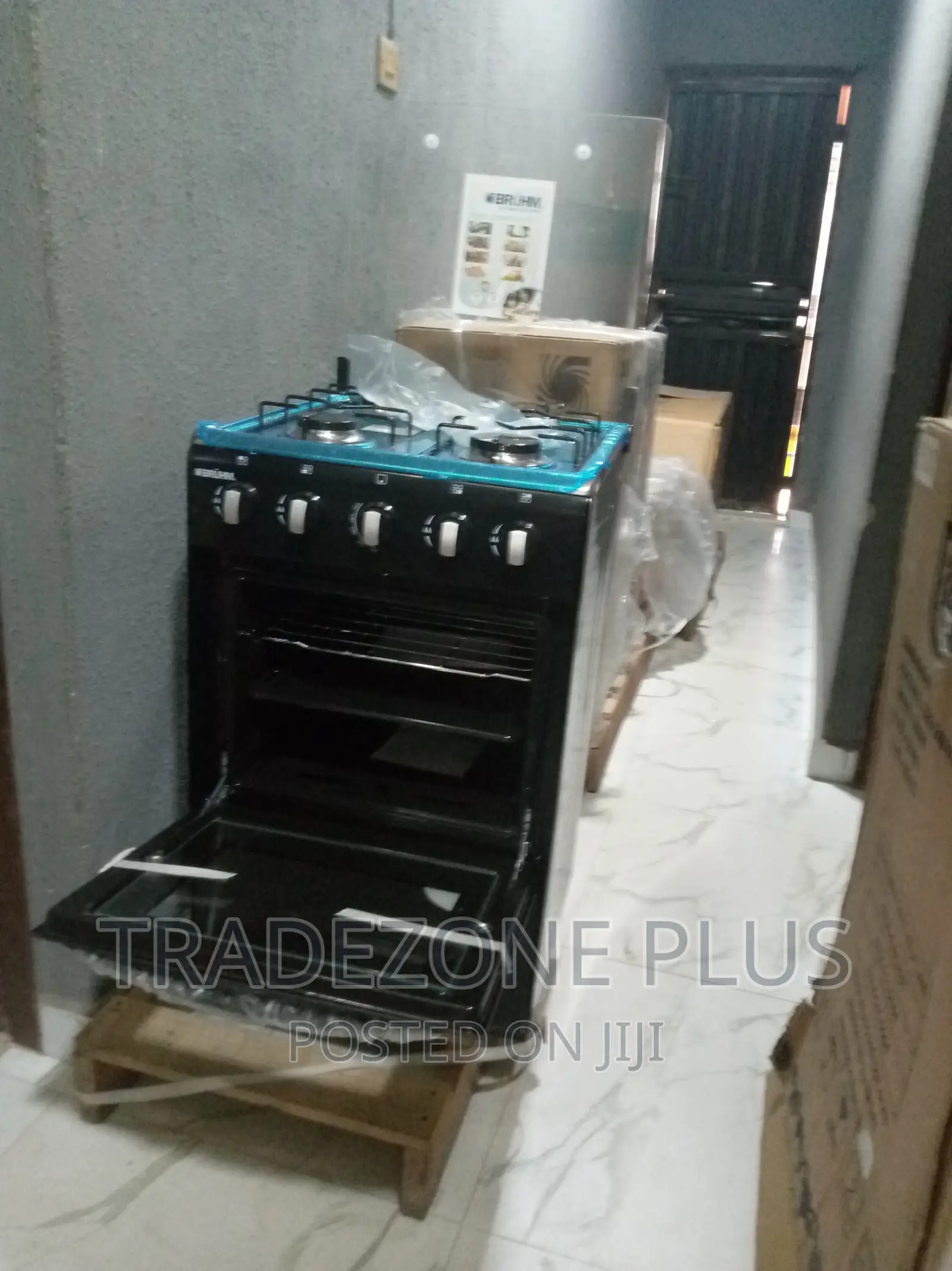 Original Bruhm 50X50 4 Burner Gas Cooker-BGC-5540ib