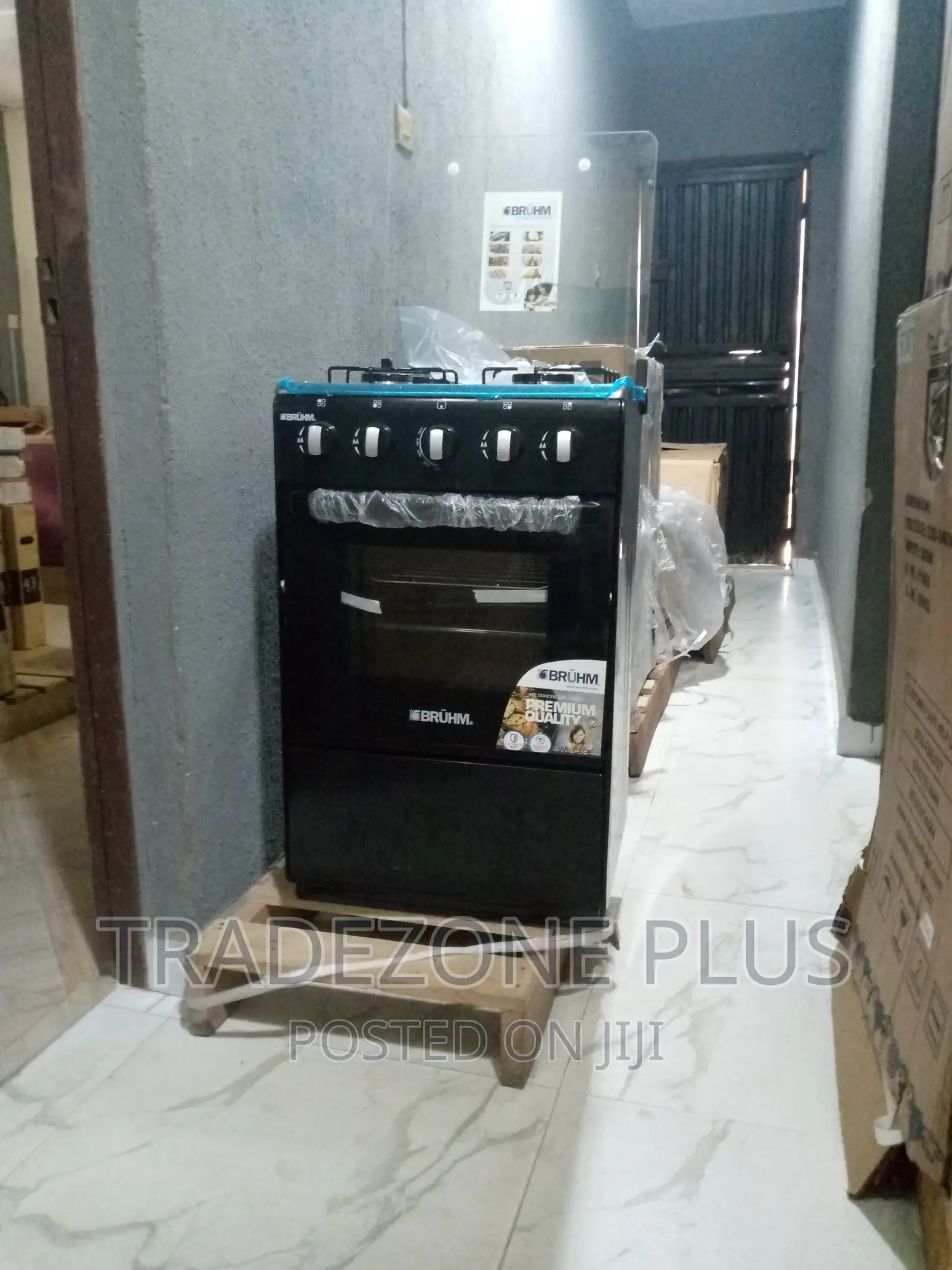 Original 50X50 Bruhm 4 Burner Gas Cooker-BGC-5540ib
