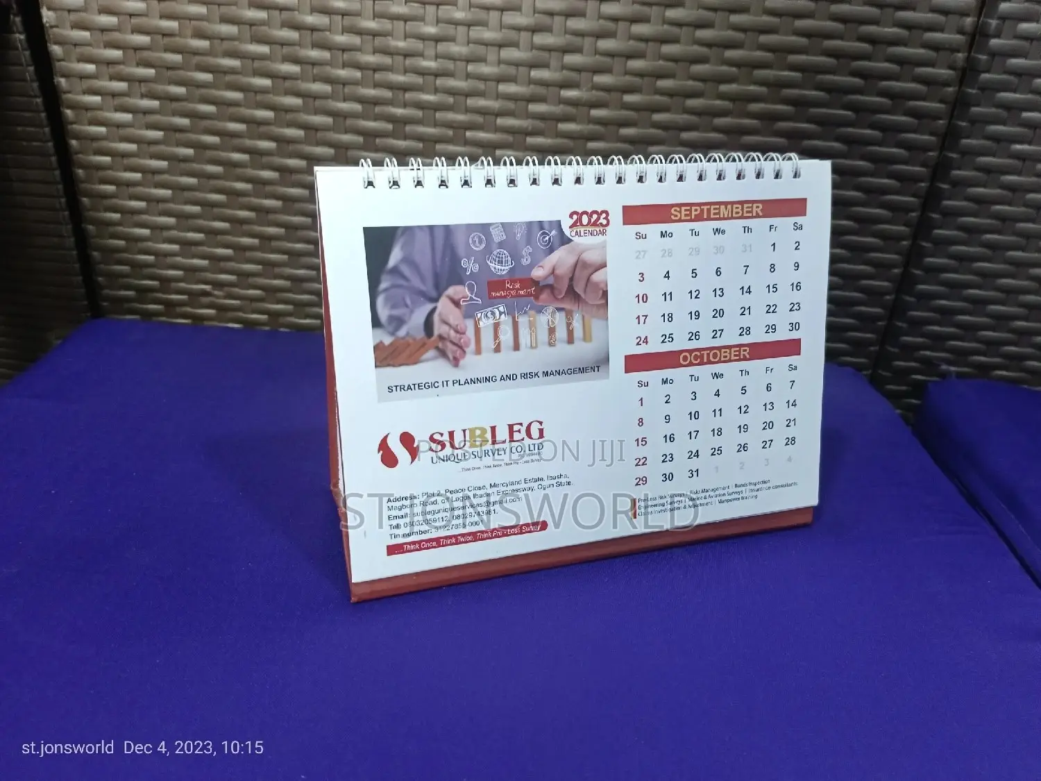 2026 Desktop Calendar Souvenirs