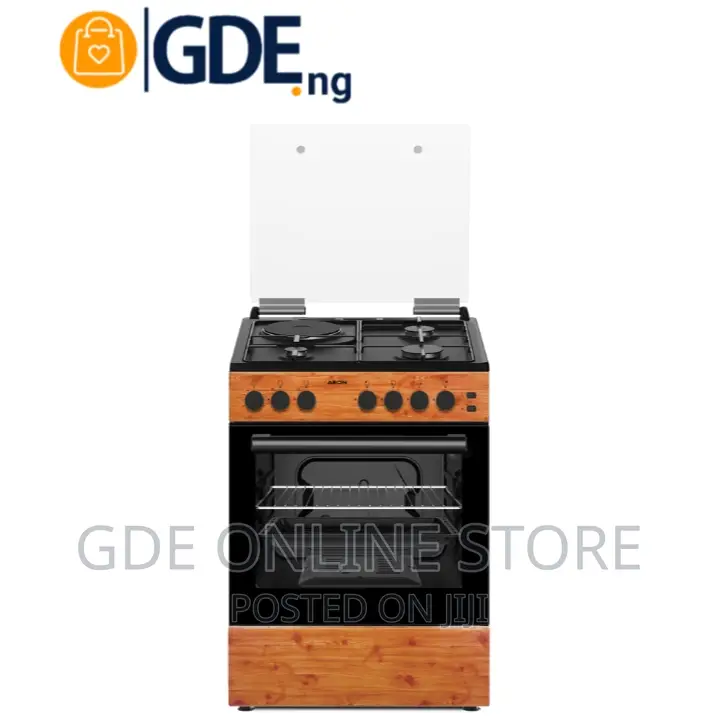 Aeon Gc 60X60 3G+1E Black Hob-Wood S6312geimedbw