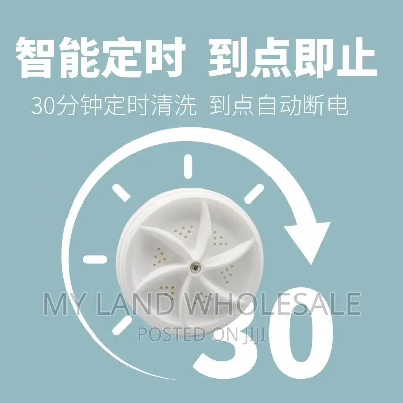 Movable Mini Washing Machine. Wash Clothes And Dishes