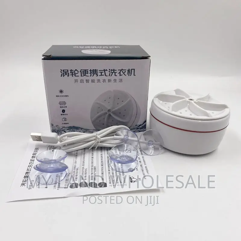 Movable Mini Washing Machine. Wash Clothes And Dishes