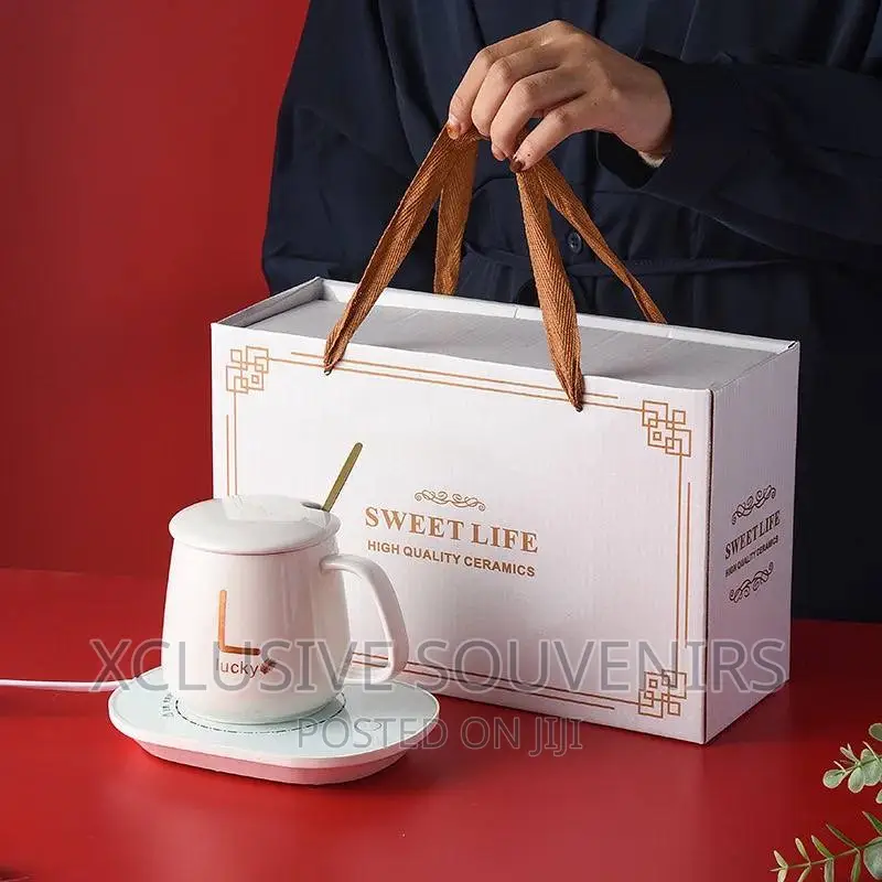 Electric Beverage Warmer Set With Carrier Bag