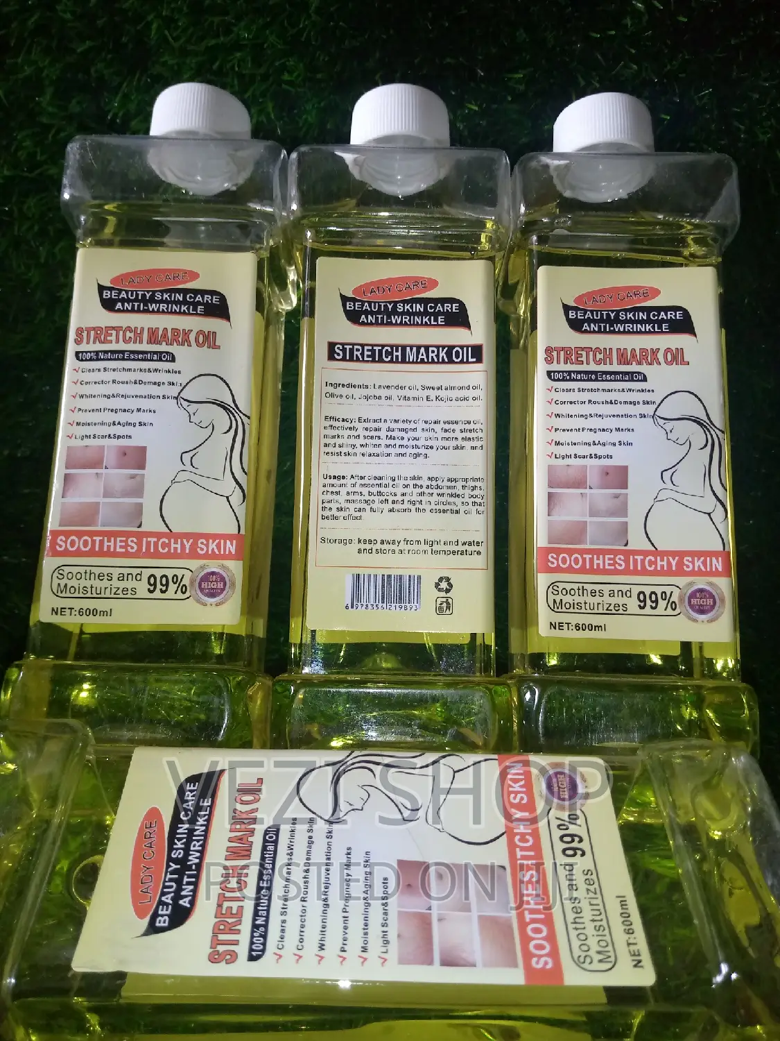 Stretch Mark Oil - 100% Natural Essential Oil