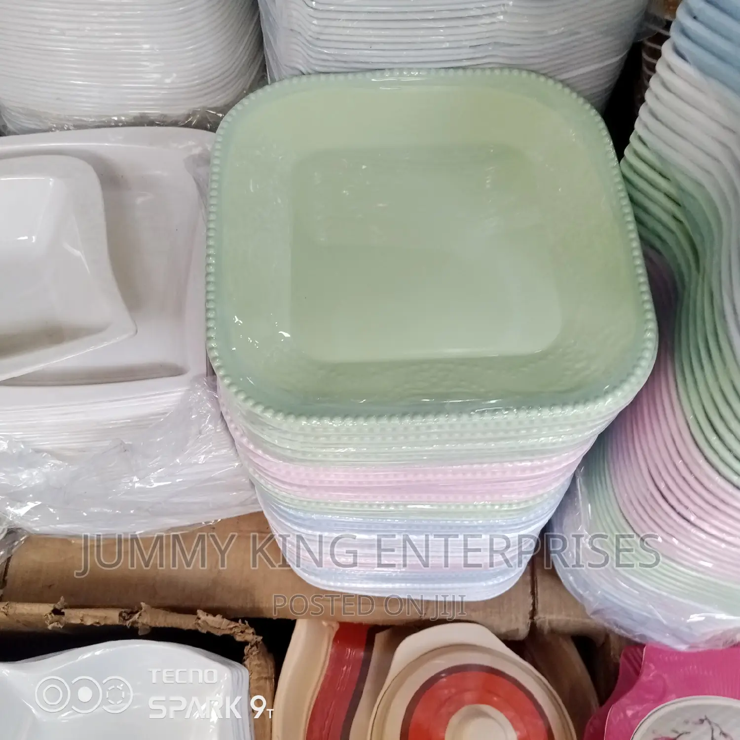 12 PCS Unbreakable Ceramic Plates
