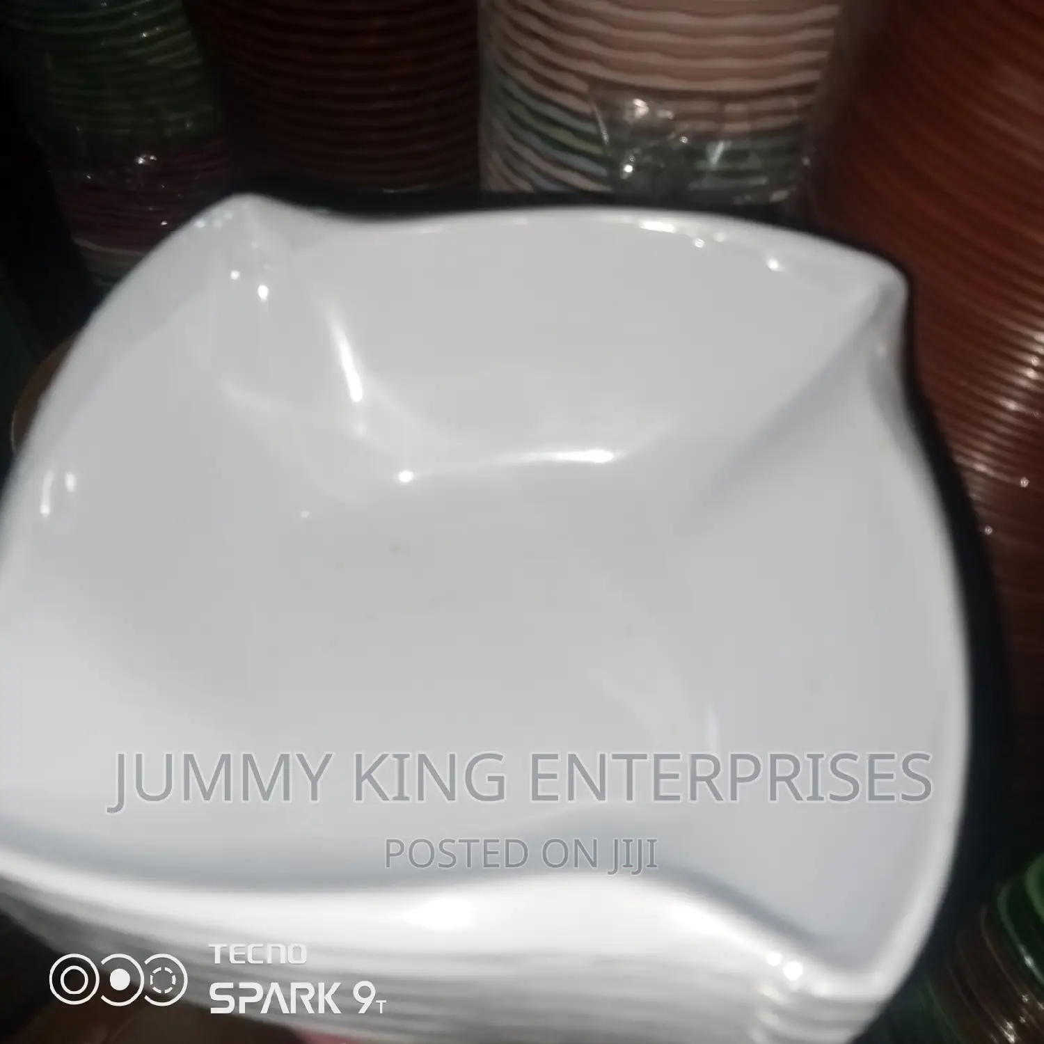 Unbreakable Ceramic Plate -12pcs