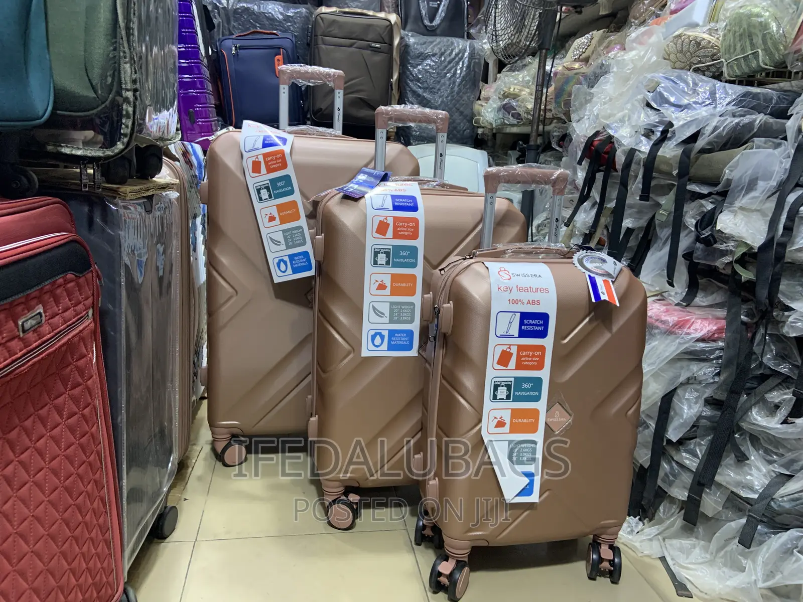 Set of Quality Imported Plastic Travel Luggage