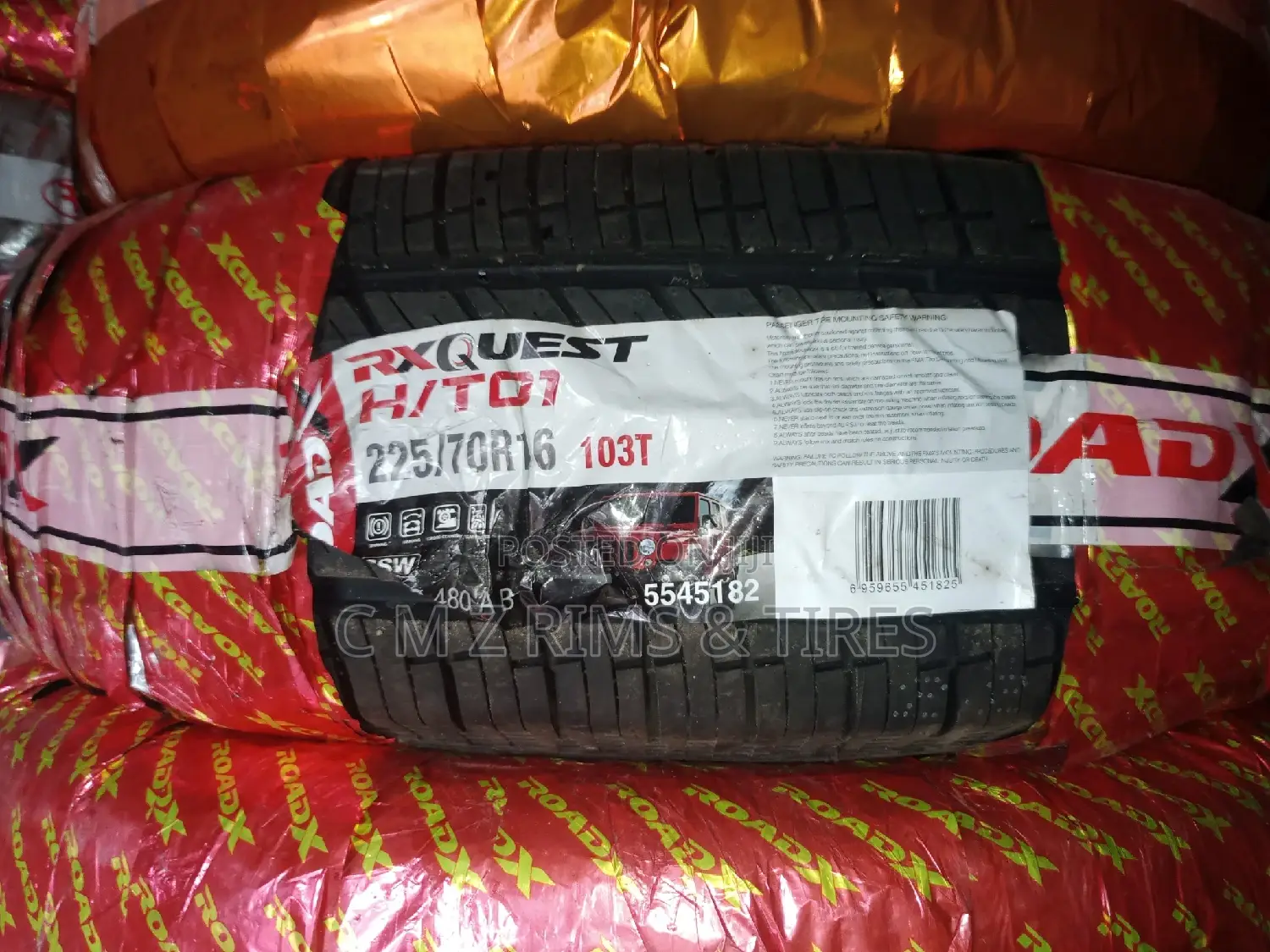 225/70r16 Roadx Tires