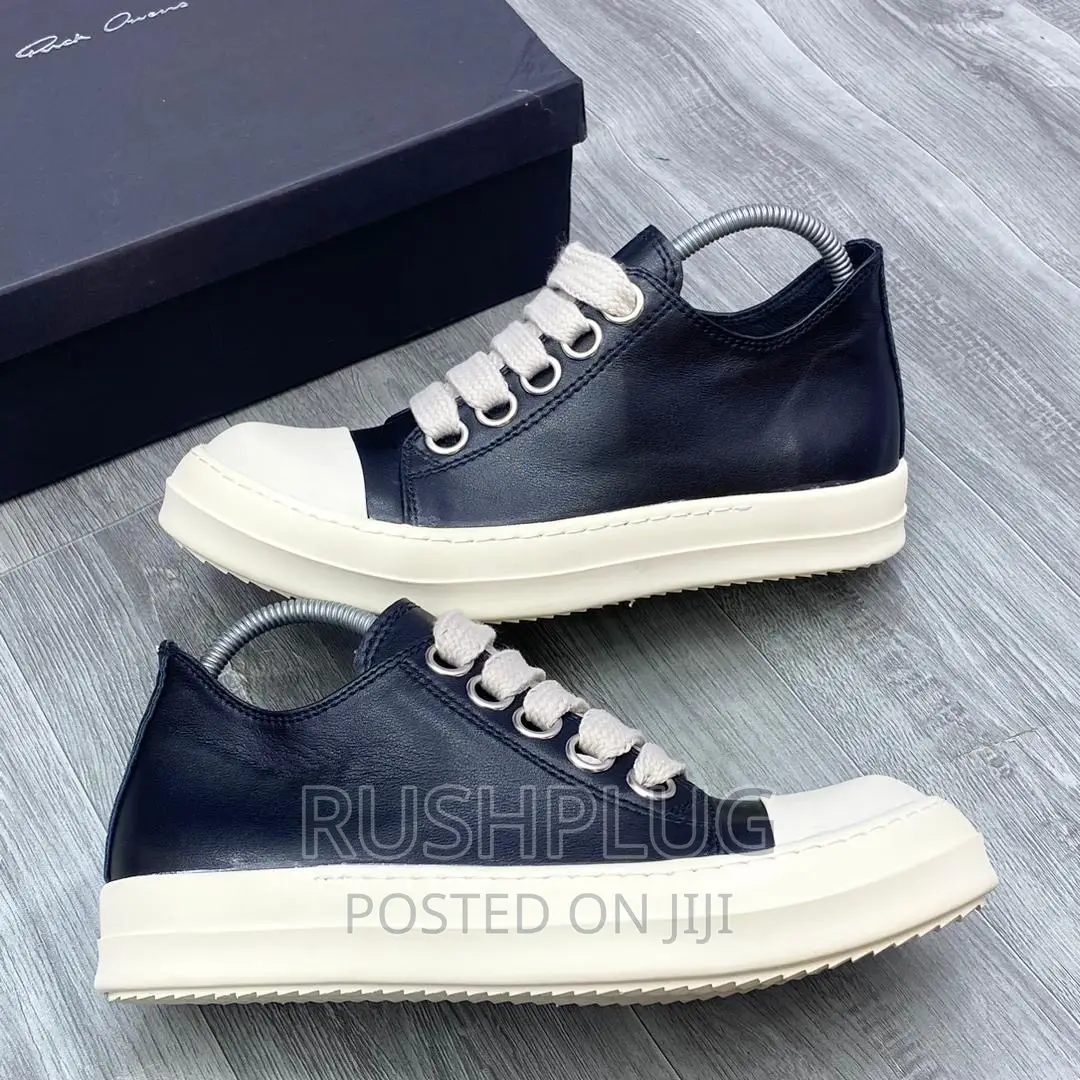 Rick Owen’S Jumbo Lace Low Sneakers