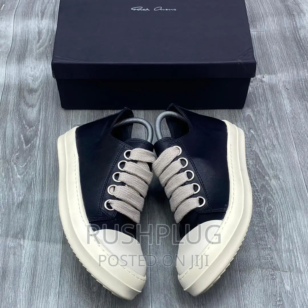 Rick Owen’S Jumbo Lace Low Sneakers