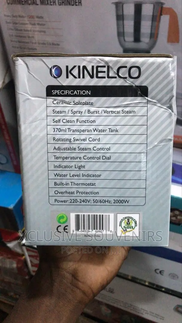200watt Original Kinelco Steam Iron Kn-5198