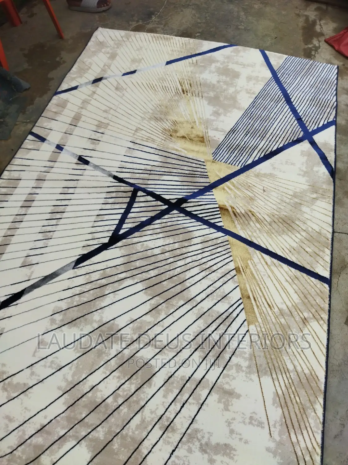 Contemporary Art 3d Center Rug