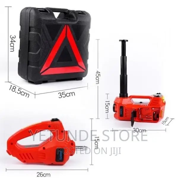7tons Electric Car Jack,Wheel Spanner Tyre Pump for Cars