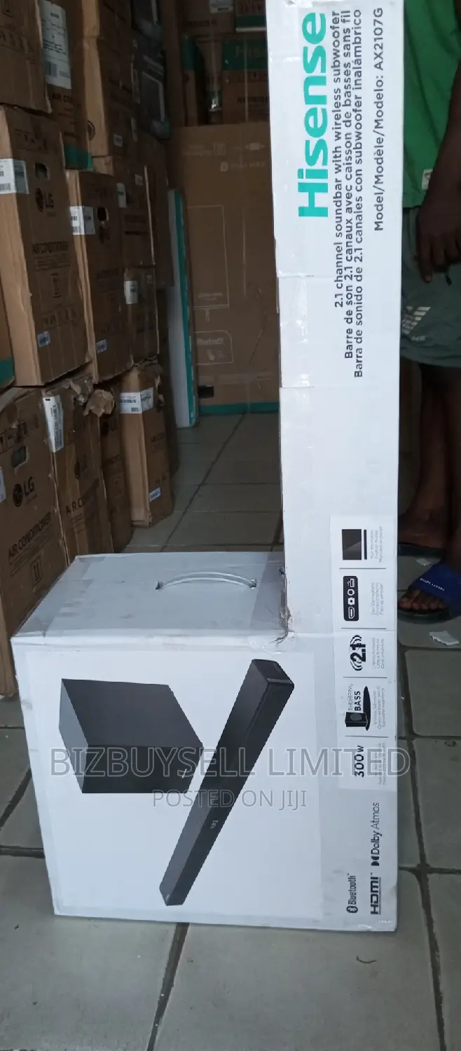 300watts Hisense Sound Bar.