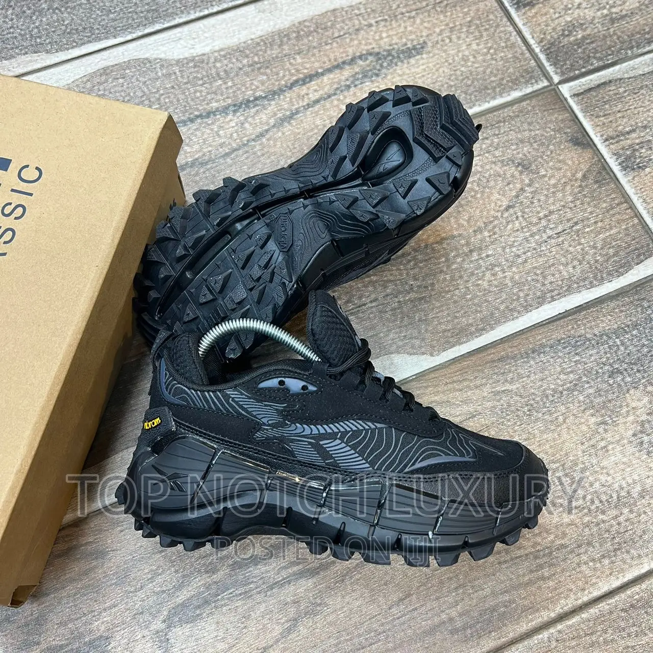 Original New Reebok Zig Kinetica 2.5 Edge Vibram Snks•*