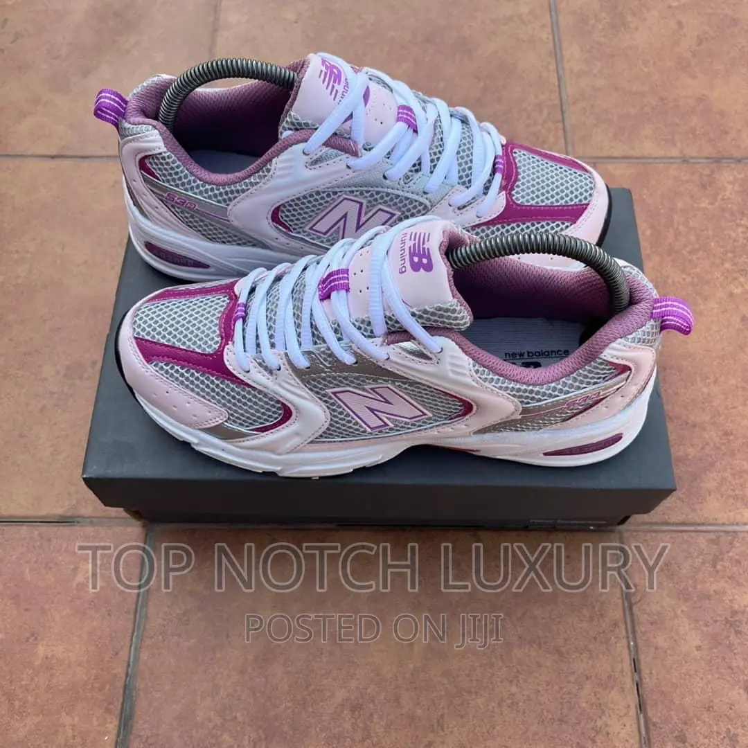 Original New Balance 530 White Pink Women Sneakers
