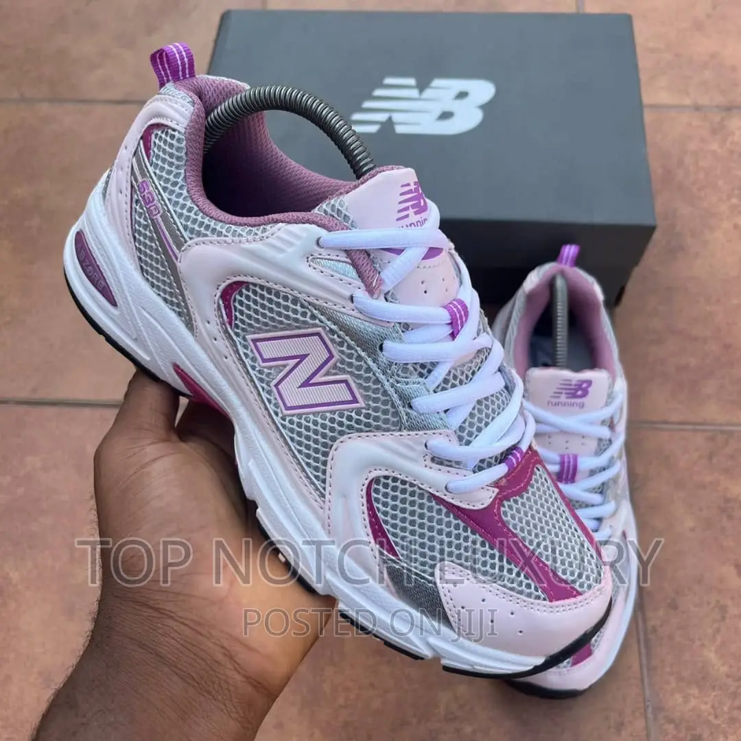 Original New Balance 530 White Pink Women Sneakers