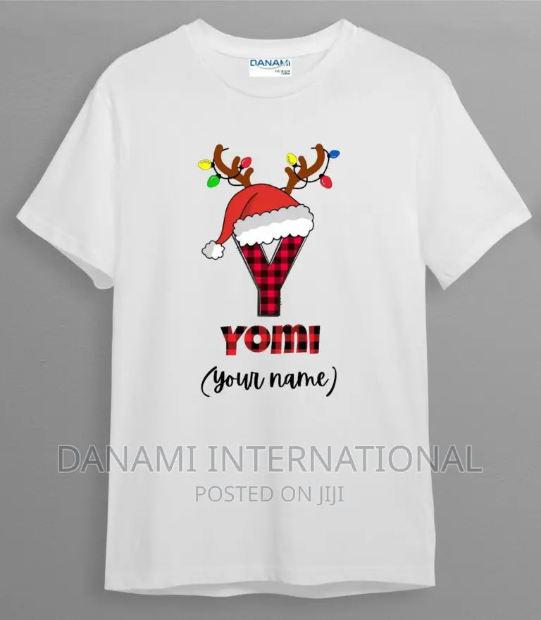 Danami Christmas Initials T-Shirt