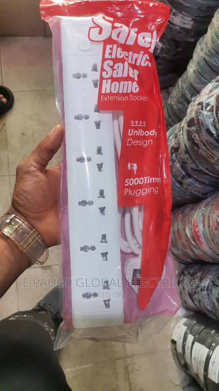 6ways Extension Socket Universal