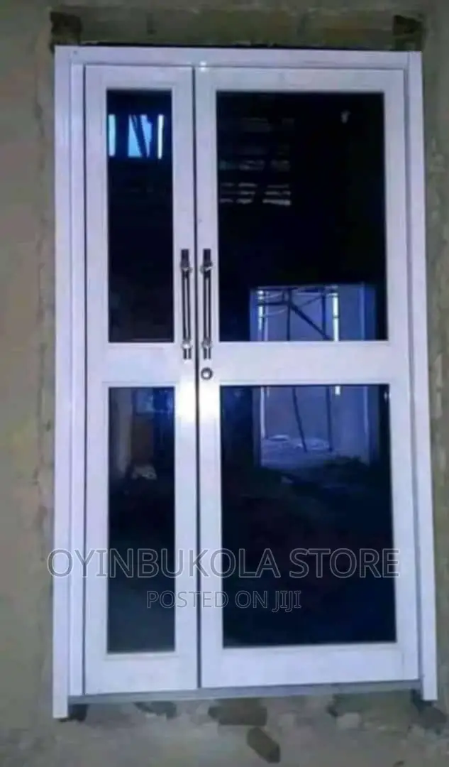 Diva White Aluminium Glass Door