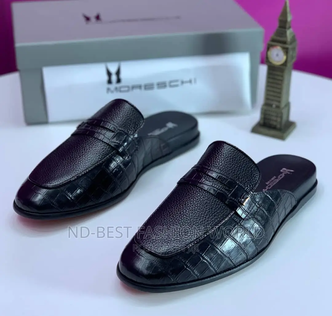 Pure Leather Half Shoes