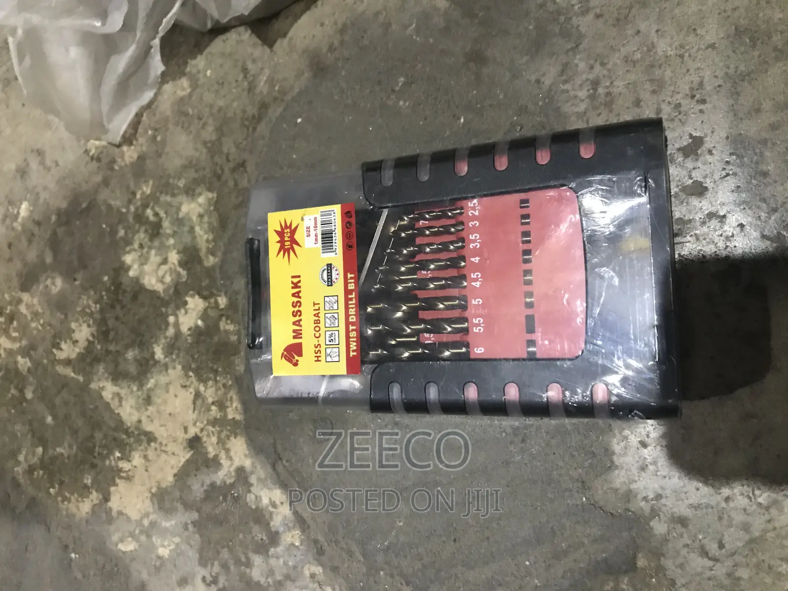 HSS-Cobalt Drill Bit 1mm-10mm 19pcs
