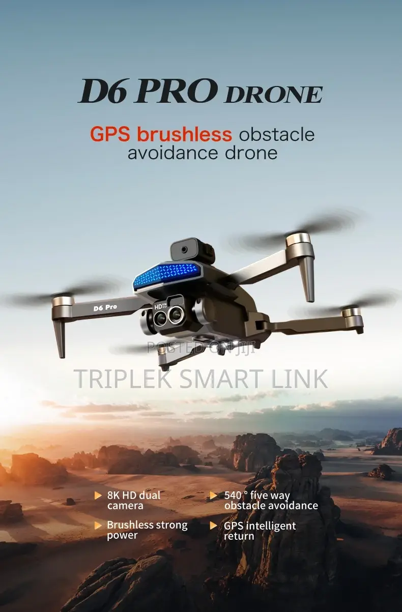 Xiaomi D6 Obstacle Avoidance Dual Camera Drone