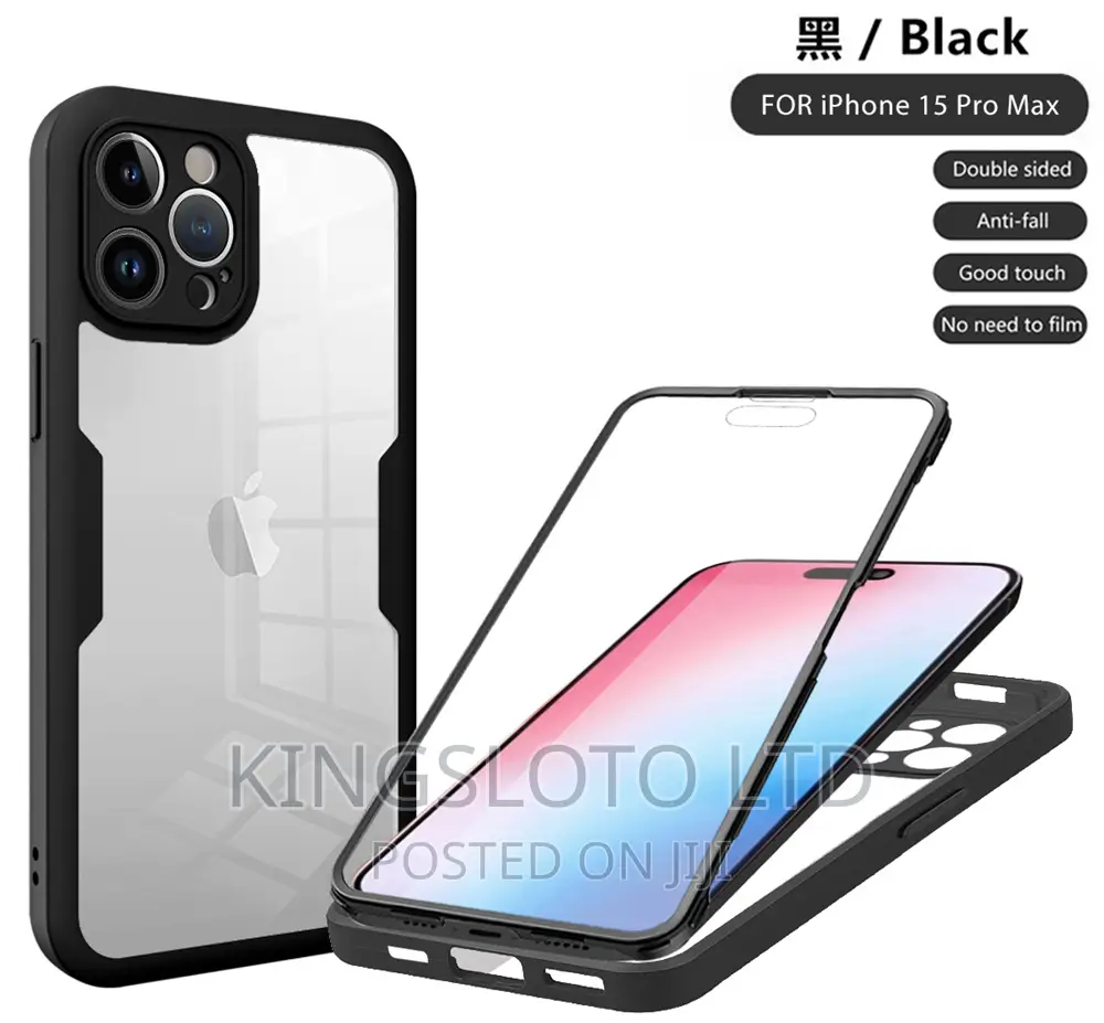 360 Front and Back Case for iPhone 12, 13,14,15 Pro Max