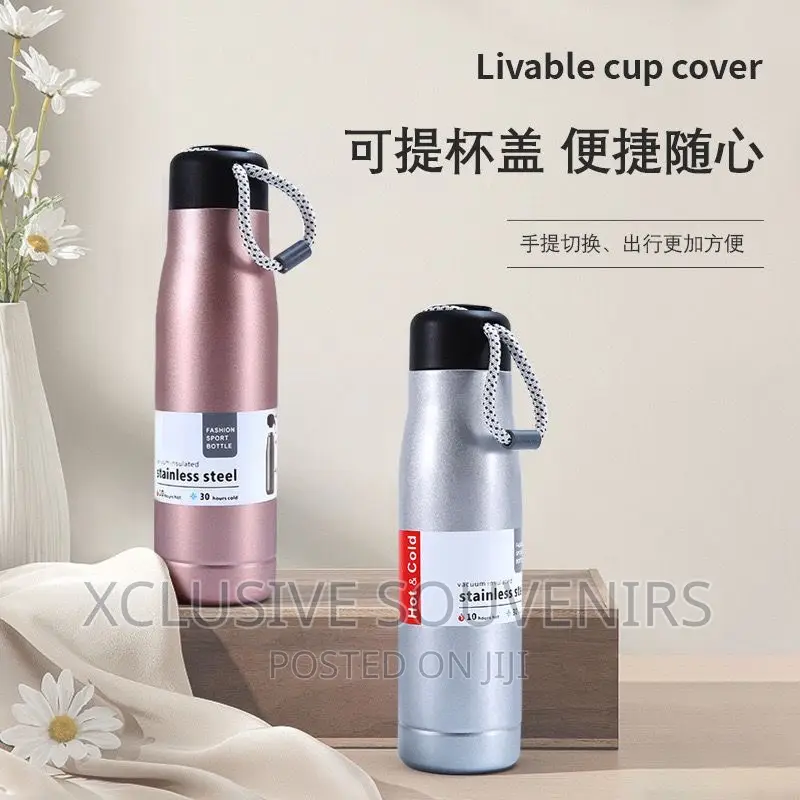 500ml Stainless Steel Double Wall Thermo Flask (Hot/Cold)