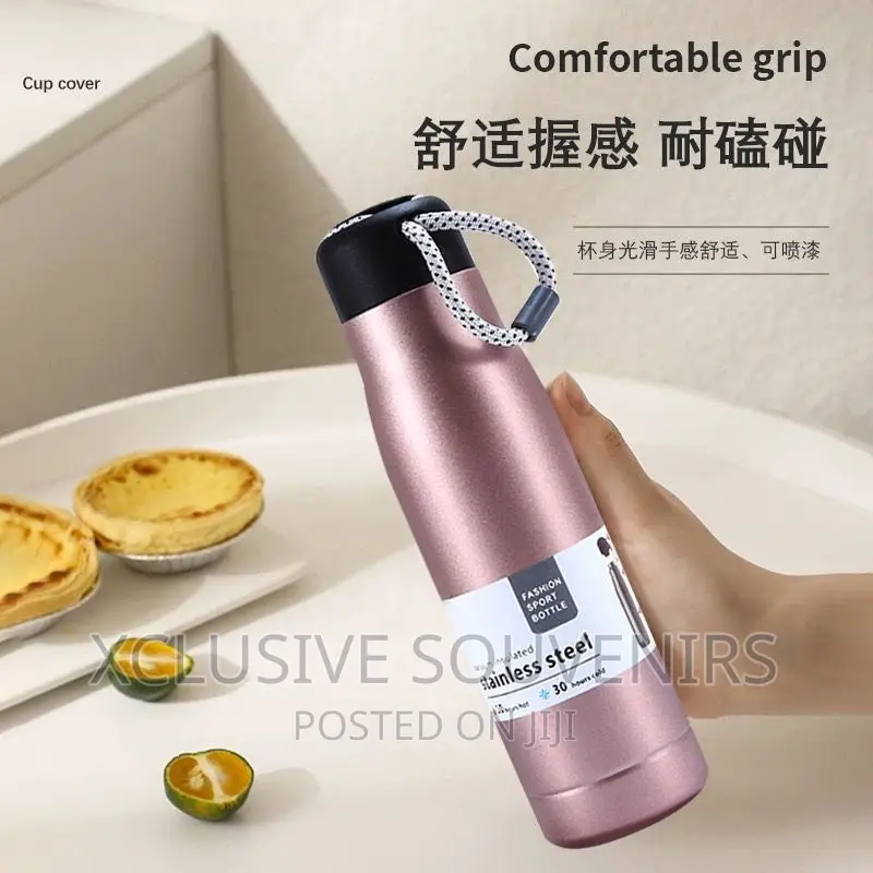 500ml Stainless Steel Double Wall Thermo Flask (Hot/Cold)