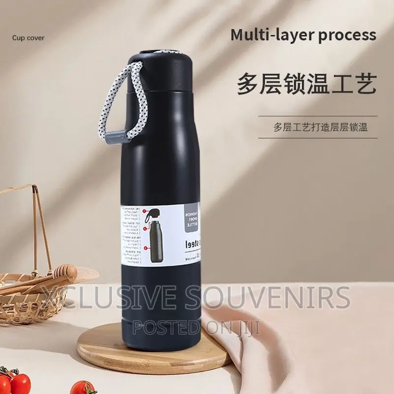 500ml Stainless Steel Double Wall Thermo Flask (Hot/Cold)