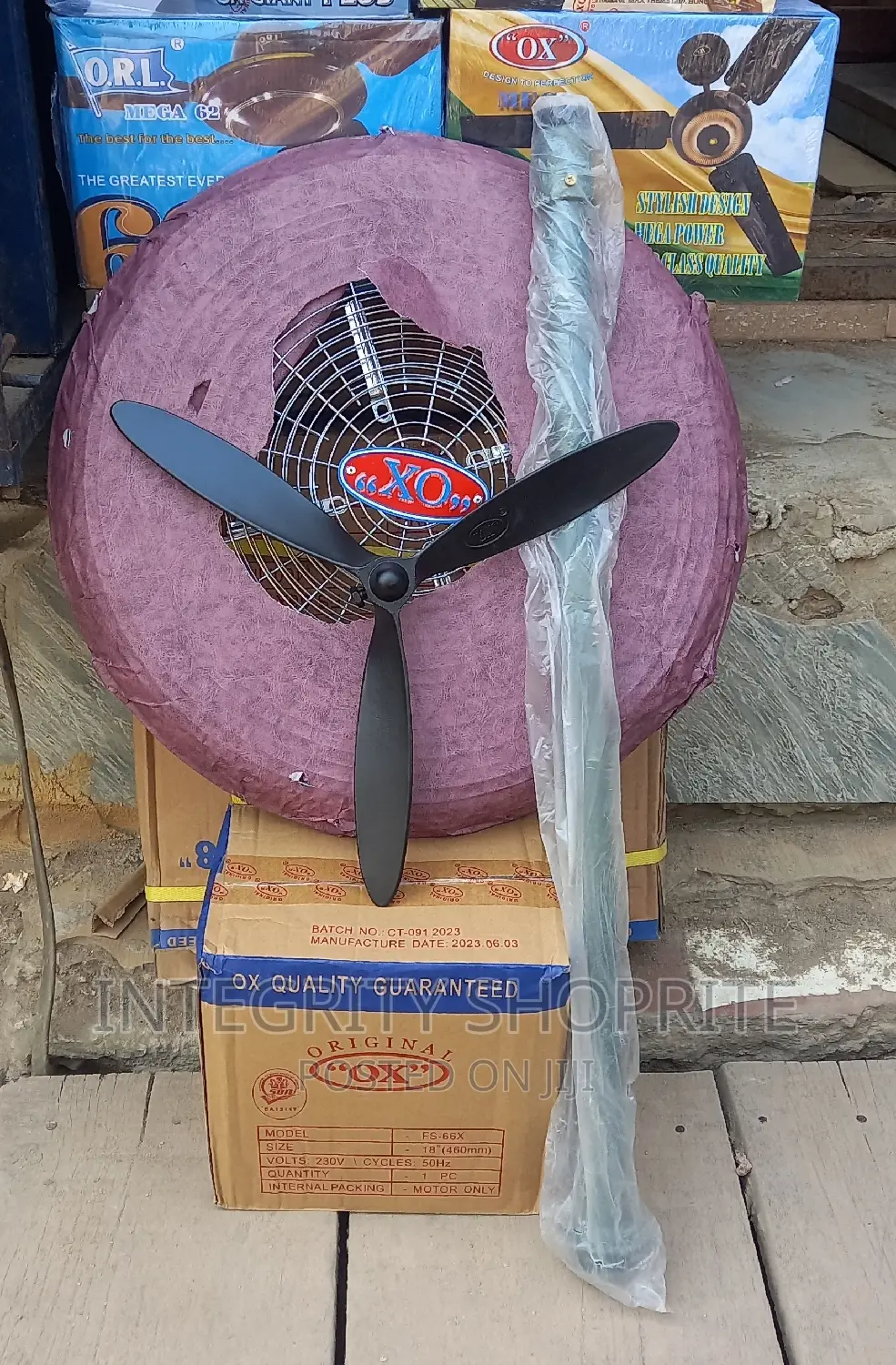 Ox 18inches Industrial Standing Fan