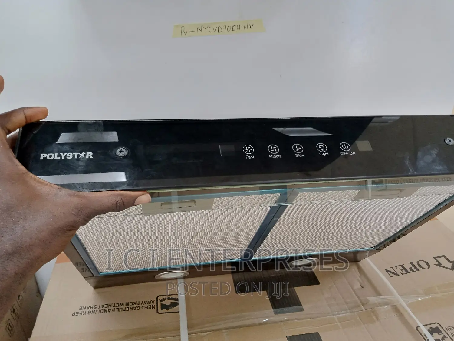 Polystar 90cm Digital Slim Heat Extractor With Voice Command