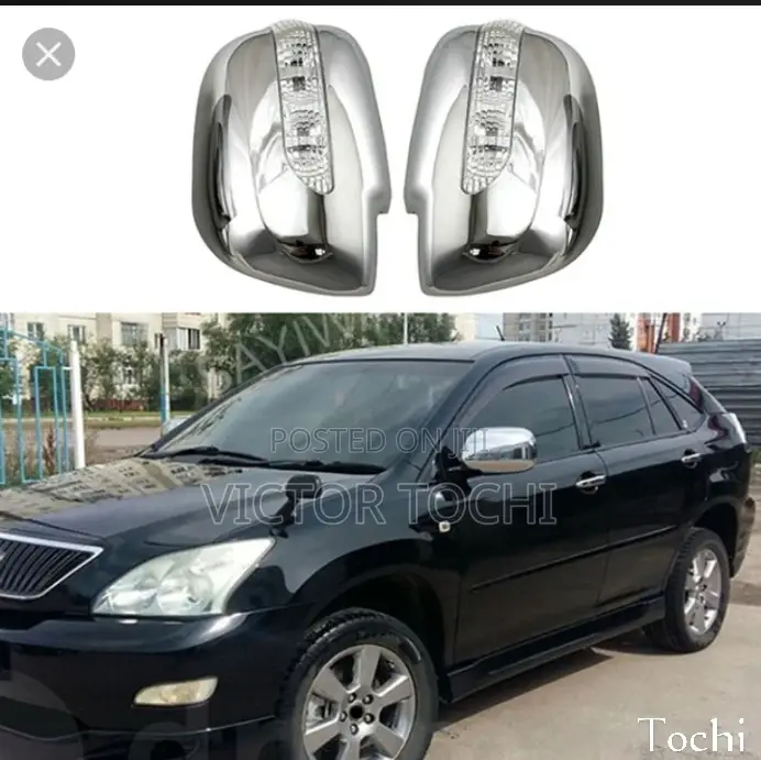 Mirror Cover Chrome With Light