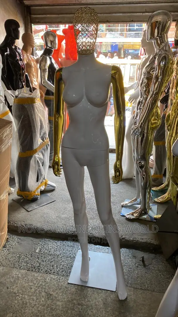 White Gold With Basket Head Female Size 8 Dummy