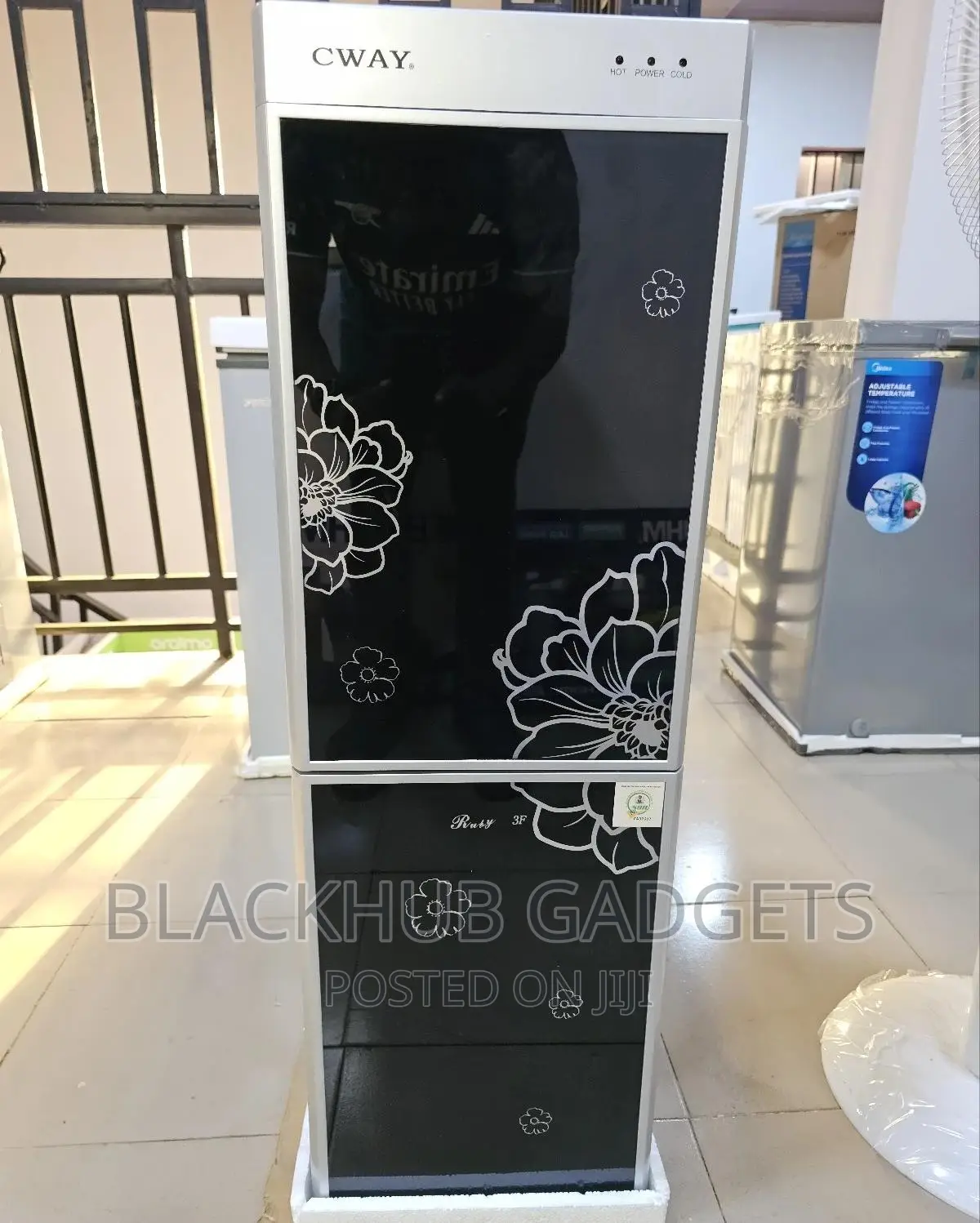 Cway Water Dispenser With Fridge Cabinet