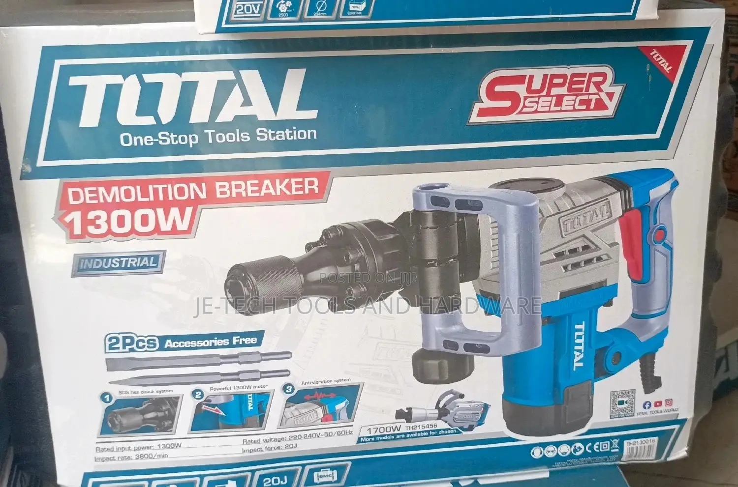 Total Industrial Demolition Breaker 1300W