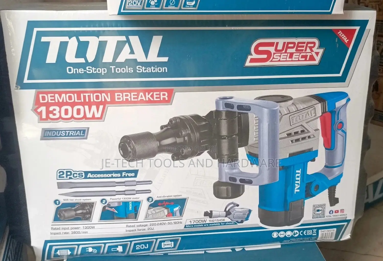 Total Industrial Demolition Breaker 1300W
