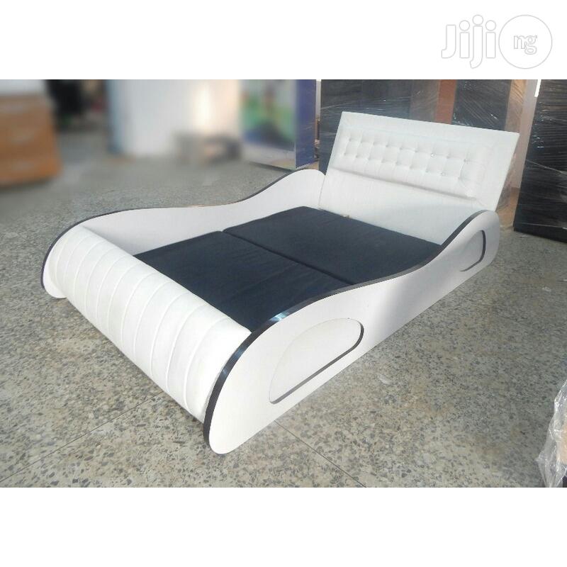 Ace Nigerian Design Leather Bed Frame 6x6ft )