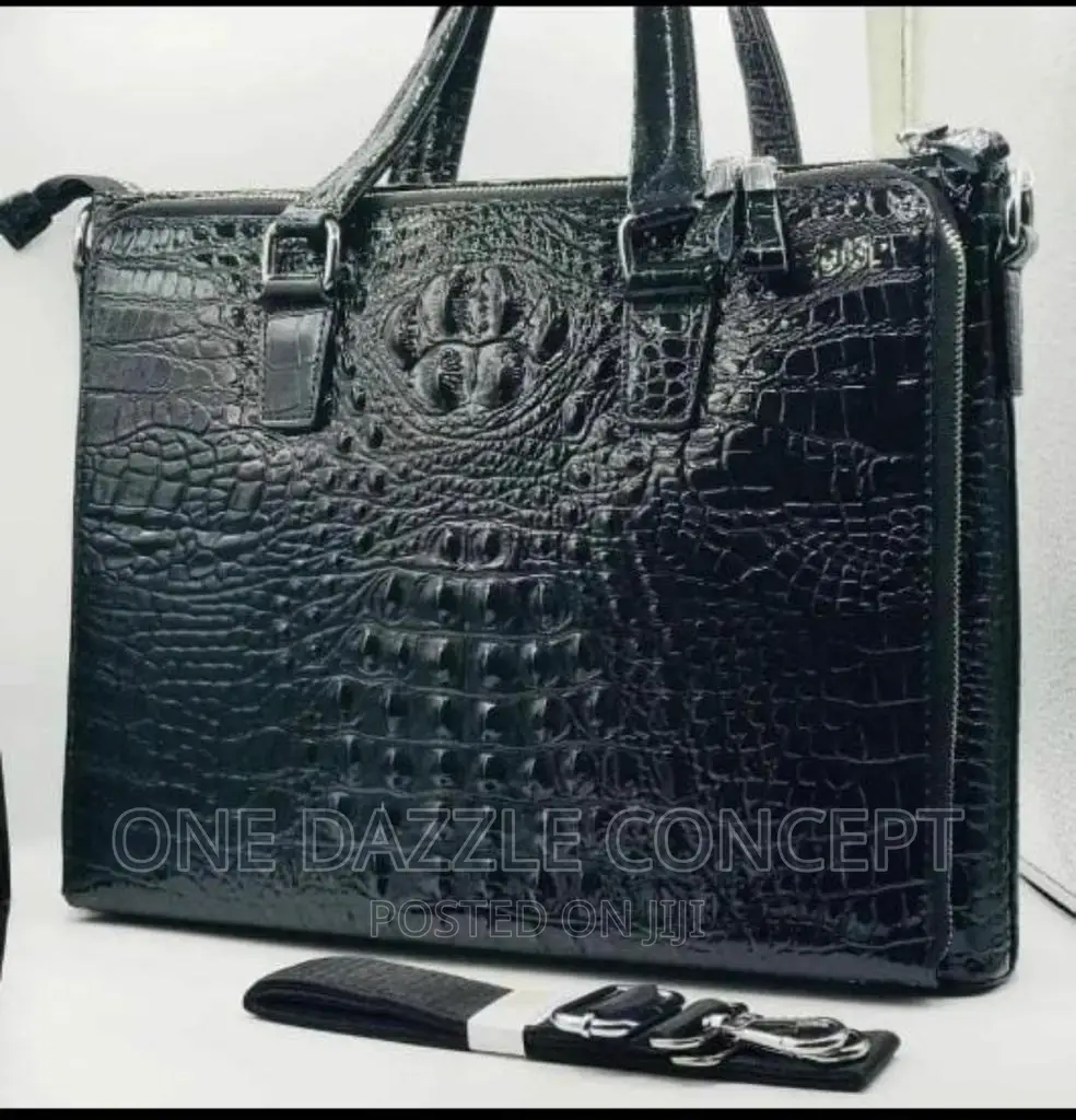 Genuine Crocodile Leather Laptop Bag/Office Bag
