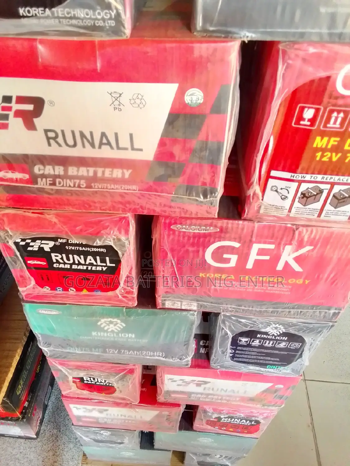 Quality Car Battery 75ah With 1year Warranty